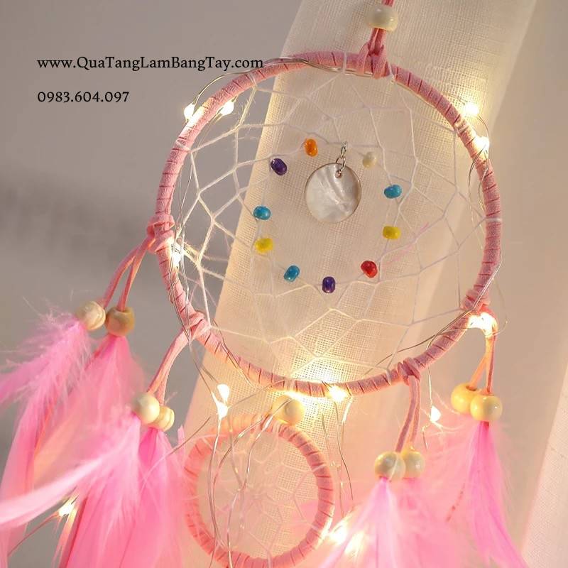 dreamcatcher gắn đèn 